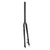 Suspension Fork Origin8 Origin8 47-57mm brake reach Road 700C Threadless 1-1/8` 300mm Disc/Caliper Chromoly Black 43mm Dark Slate Gray