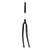 Suspension Fork Sunlite Sunlite Road Road 700C Threadless 1-1/8` 300mm Caliper Chromoly Black 45mm Dark Slate Gray