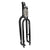 Suspension Fork Sunlite Sunlite Deluxe Springer Replica Suspension 26` Threaded 1` (7/8 ID) 180mm Disc/Drum Chromoly Black 57mm Dark Slate Gray