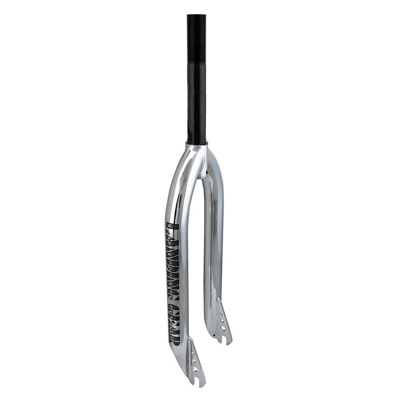 Suspension Fork Se bikes Se bikes Landing Gear Threaded BMX 24` Threaded 1` 166mm Caliper Chromoly Chrome 29mm Light Slate Gray