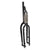 Suspension Fork Sunlite Sunlite Deluxe Springer Replica Suspension 26` Threadless 1-1/8` 300mm Disc/Drum Chromoly Black 57mm Dark Slate Gray