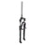 Suspension Fork SR Suntour Sr suntour NEX Suspension 700C Threadless 1-1/8` 255mm Canti Alloy Black Dark Slate Gray