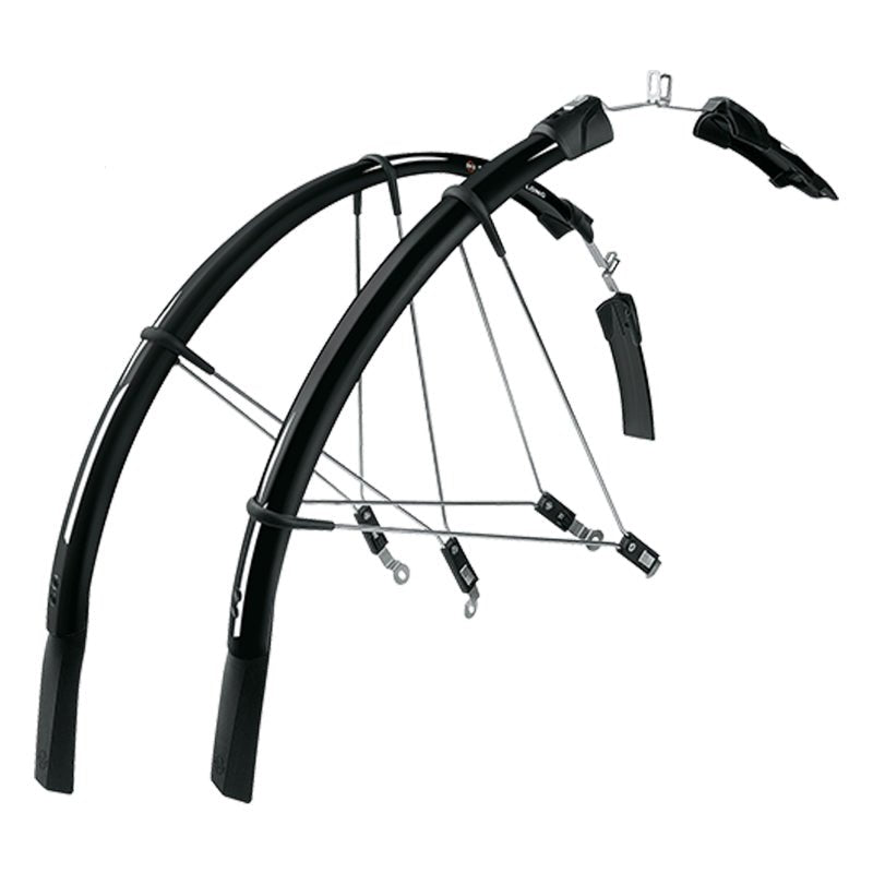 Full Coverage Fender SKS SKS Raceblade Long Fender Set 700 x 18-25: Black Black