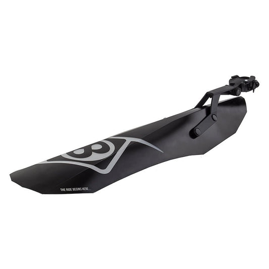 Fenders Origin8 Origin8 Grime Fat Rear Fender Rear MTB+ and Fat Bike 614mm x 142mm Polypropylene Black 155g Dark Slate Gray