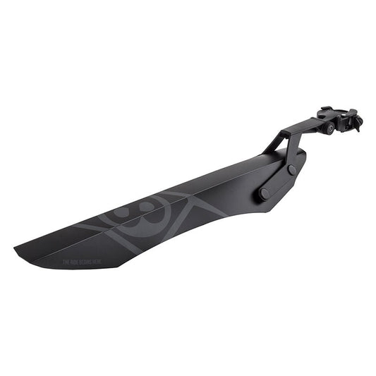 Fenders Origin8 Origin8 Grime MTB Rear Fender Rear MTB 560mm x 114mm Polypropylene Black 200g Dark Slate Gray