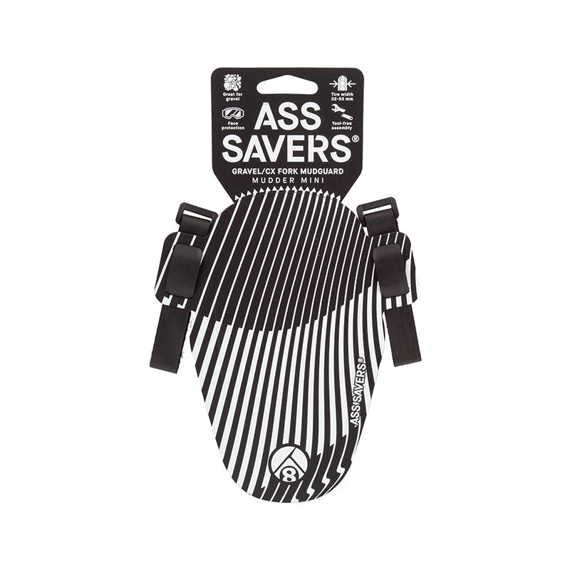Fenders Origin8 Origin8 Speed Ass Savers Front Fender Mini Front 170mm x 90mm Polypropylene Black 21g Dark Slate Gray