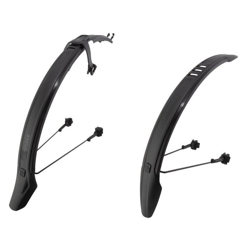 Clip-On Fender SKS SKS Veloflexx 55 Clip-On Fender Set - 700/26x52 Black Dark Slate Gray