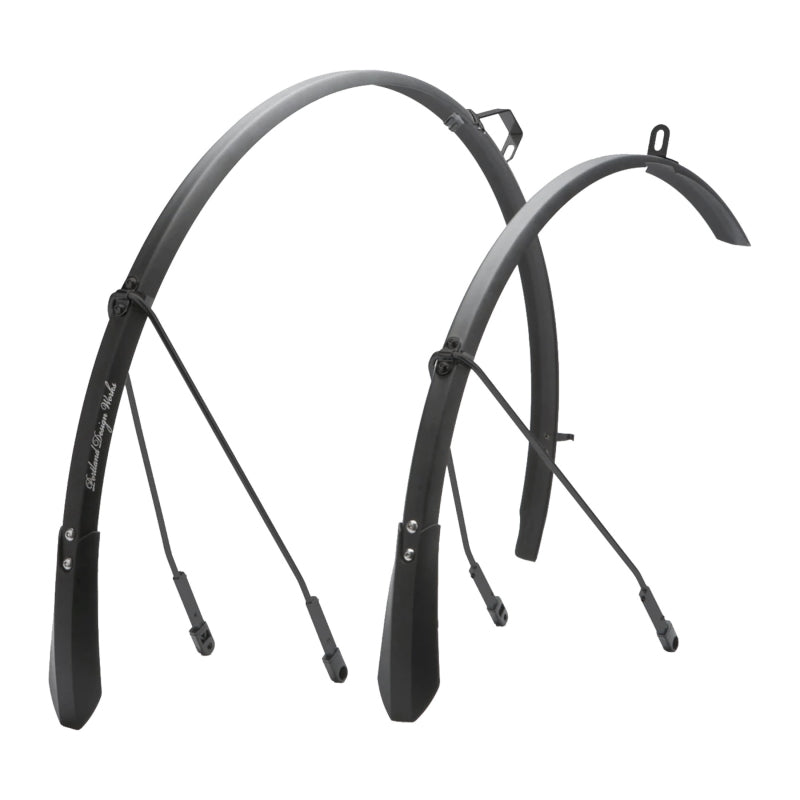 Fenders Portland Design Works Portland design works Full Metal Fenders Pair Road 700C x 30mm Aluminum Black 23mm / .90` Dark Slate Gray