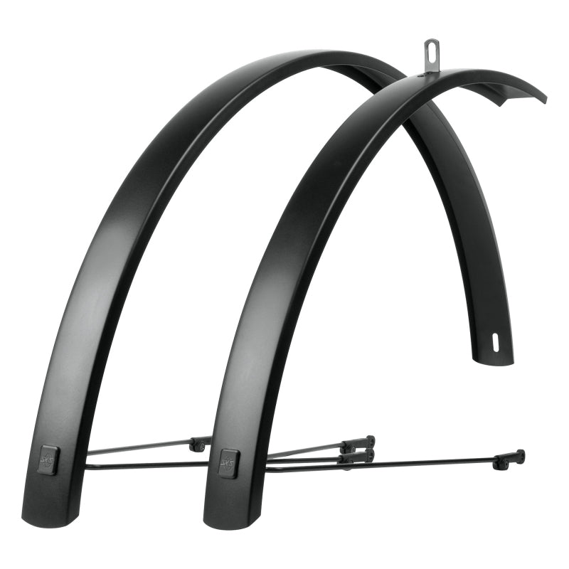 Full Coverage Fender SKS SKS Edge AL Aluminum Fender Set 56mm 700x50 Black Dark Slate Gray