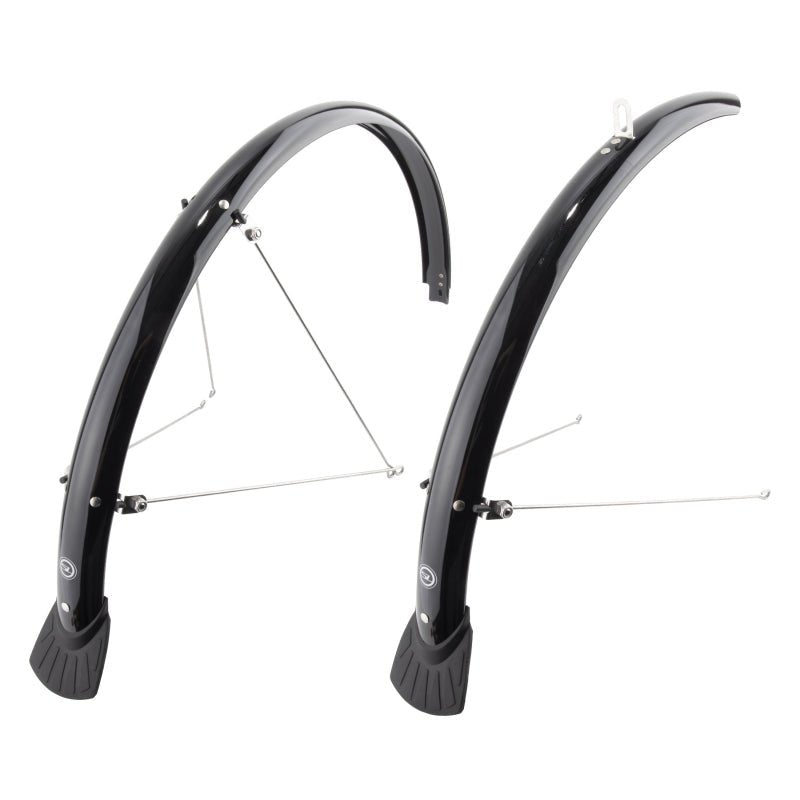 Fenders Sunlite Sunlite Full Pair Road/Hybrid 700C x 45mm Polycarbonate Black 35mm / 1.37` Dark Slate Gray