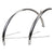 Fenders Sunlite Sunlite Stainless Steel Pair Road/Hybrid 700C x 36mm Stainless Chrome 25mm / .98` Gray