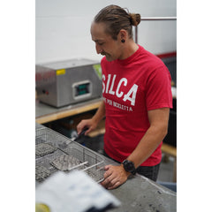 Silca Red Pompe Bicicletta T-Shirt - Dragonspine Cycling