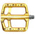 HT Pedals ANS12 Raven Platform Pedals CrMo Gold