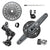 Group Kits SRAM SRAM GX Eagle T-Type Ebike AXS Groupset - 160mm ISIS Crank Arms Bosch 36T Ring/Clip-On Guard Derailleur Shifter 10-52t Cassette Dim Gray