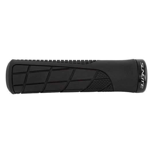 Grips Sunlite Sunlite Ergo Sport Locking Black 135mm Single Lock On Dark Slate Gray