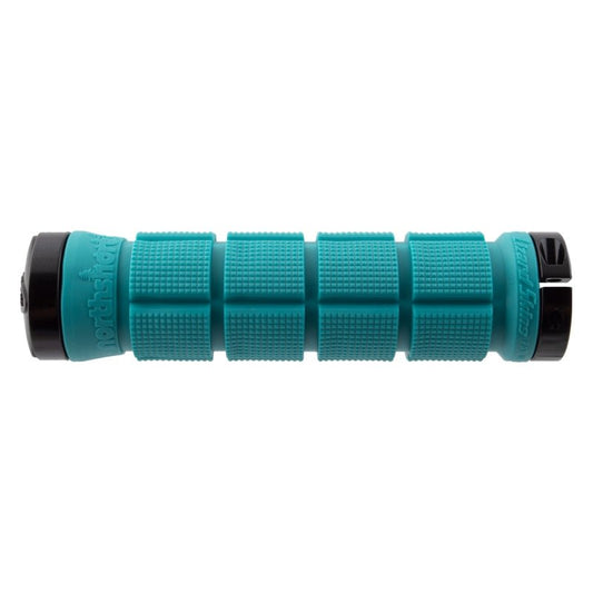 Grips Lizard Skins Lizard skins North Shore Lock On Teal w/ Black Clamps 130mm Dual Lock On Dark Cyan