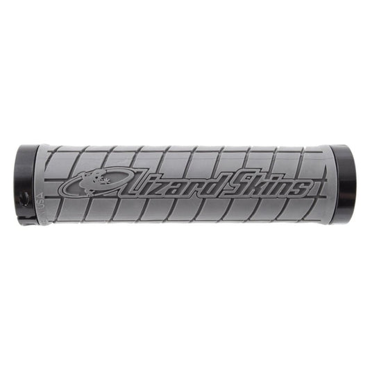 Grips Lizard Skins Lizard skins Logo Lock On Grips 130mm Dual Lock On Slate Gray