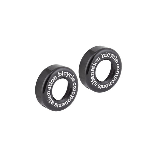 Grips Alienation Alienation Stooges Bar End Caps Black Dark Slate Gray