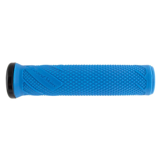 Grips Lizard Skins Lizard Skins Wasatch Lock-On Grips - Blue Steel Blue