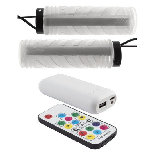 Grips Blips grips Blips grips Light Up Grips Clear Single Lock On Light Gray