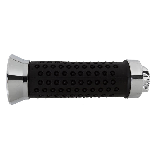 Sunlite Custom Grips Black w/ Skull Chrome 130mm