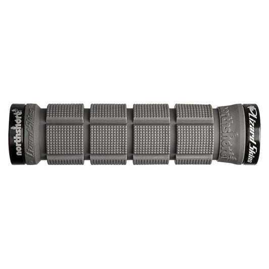 Grips Lizard Skins Lizard Skins Northshore Grips - Graphite Lock-On Dim Gray