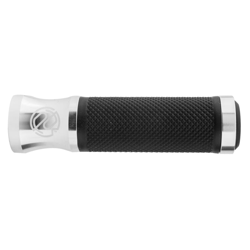 Grips Portland Design Works Portland design works Speed Metal Grips Black/Chrome 128mm Single Lock On Dark Slate Gray