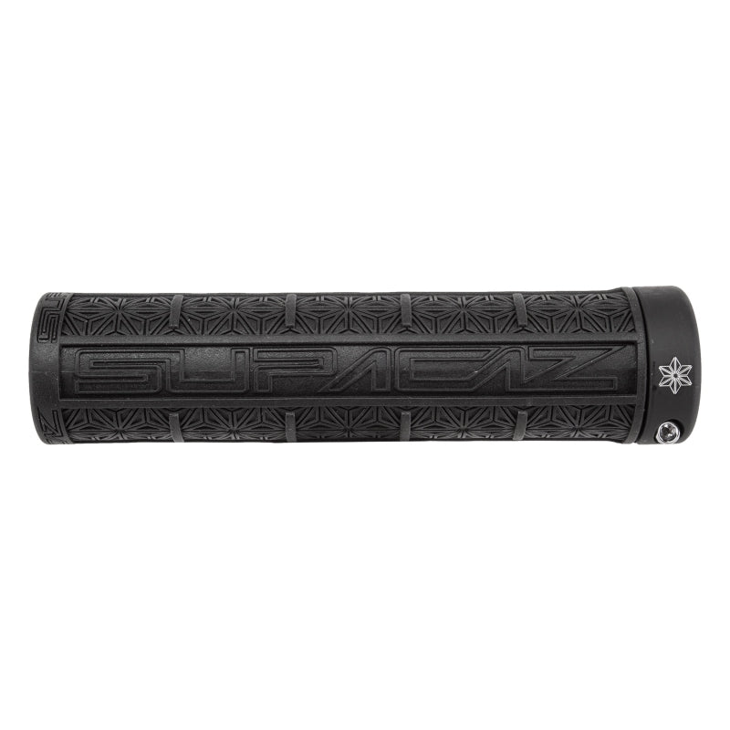 Grips Supacaz Supacaz Grizips Lock-On Grips Black/Black 135mm Single Lock On Dark Slate Gray