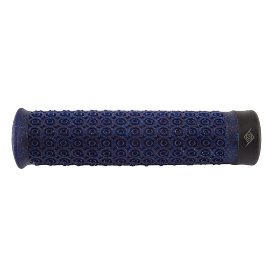 Grips Origin8 Origin8 Stickr Locking Glitter Blue 132mm Single Lock On Dark Slate Gray