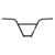 Handlebars Alienation Alienation DimeBars 4pc 22.2mm 30` 10` 2° 10° Flat Black BMX Chromoly Dark Slate Gray