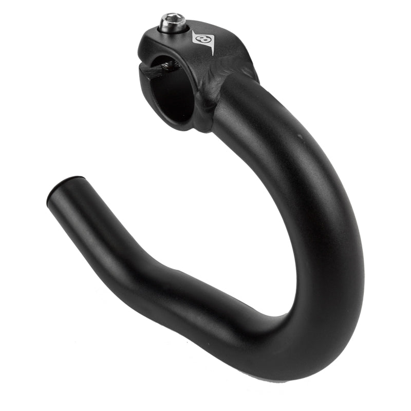 Origin8 Drop Ends Black 22.2mm Ergo Bend