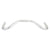 Handlebars Origin8 Origin8 Tiki Bar 26.0mm 515mm 60mm 15° Silver Mustache AL6061 Light Gray