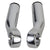 Handlebar Accessories Origin8 Origin8 Pro-Lite Bar Ends Silver Dark Gray