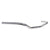 Handlebars Origin8 Origin8 Citi Classic 25.4mm 580mm 50mm 60° Silver Urban Riser Stainless Steel Gray
