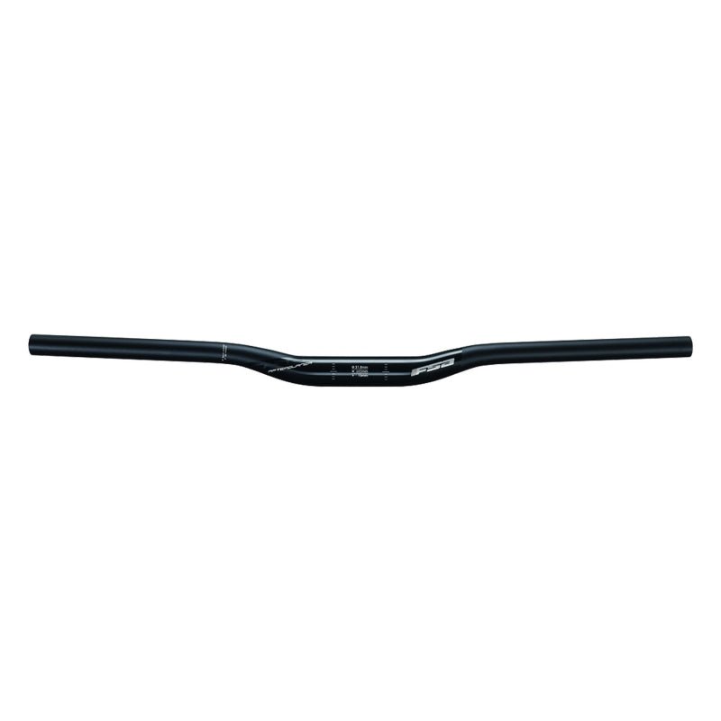 Handlebars FSA Full speed ahead Afterburner Low Rise Bar 31.8mm 760mm 15mm 4° 9° Black Mountain Riser 7050AL Black