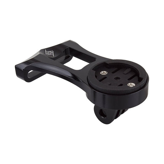 Handlebar Accessories Origin8 Origin8 Outpost Garmin/GoPro Stem Mount Black Dark Slate Gray