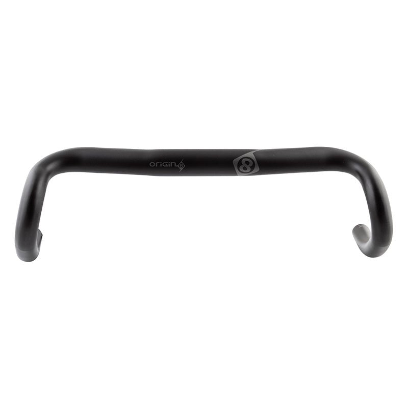 Handlebars Origin8 Origin8 Flare II Ergo 31.8mm 380mm 70mm 122mm 5° Black Road Drop AL6061 Dark Slate Gray