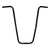 Handlebars Sunlite Sunlite D-Cruiser Bars 1` 32` 25` Black Cruiser Steel Black
