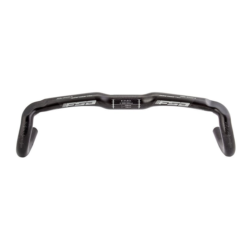 Handlebars FSA Full Speed Ahead K-Wing AGX Drop Handlebar - Carbon 31.8mm 40cm Carbon Dark Slate Gray