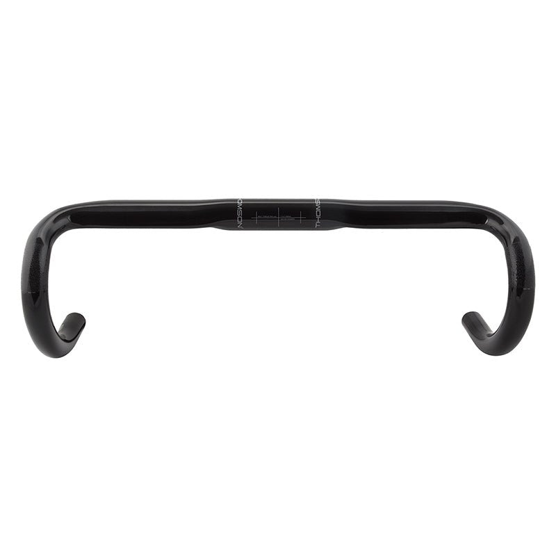 Handlebars Thomson Thomson Carbon Road Bar 31.8mm 440mm 78.5mm 140mm Black Road Drop Carbon Dark Slate Gray