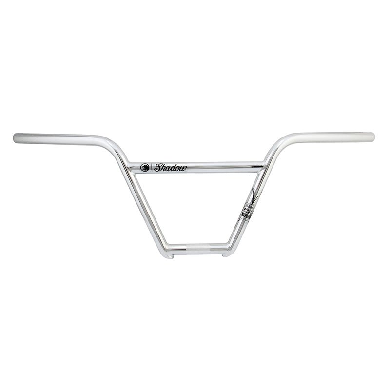 Handlebars The Shadow Conspiracy The shadow conspiracy Crowbar SG 4PC 22.2mm 29` 9.1` 3° 10° Chrome BMX Chromoly Light Gray