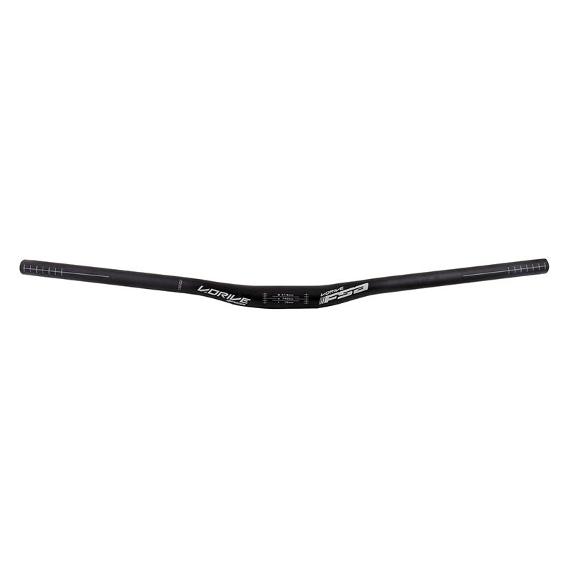 Handlebars FSA Full speed ahead V-Drive Low Rise Bar 31.8mm 740mm 15mm 4° 9° Black Mountain Riser AL2014 Dark Slate Gray