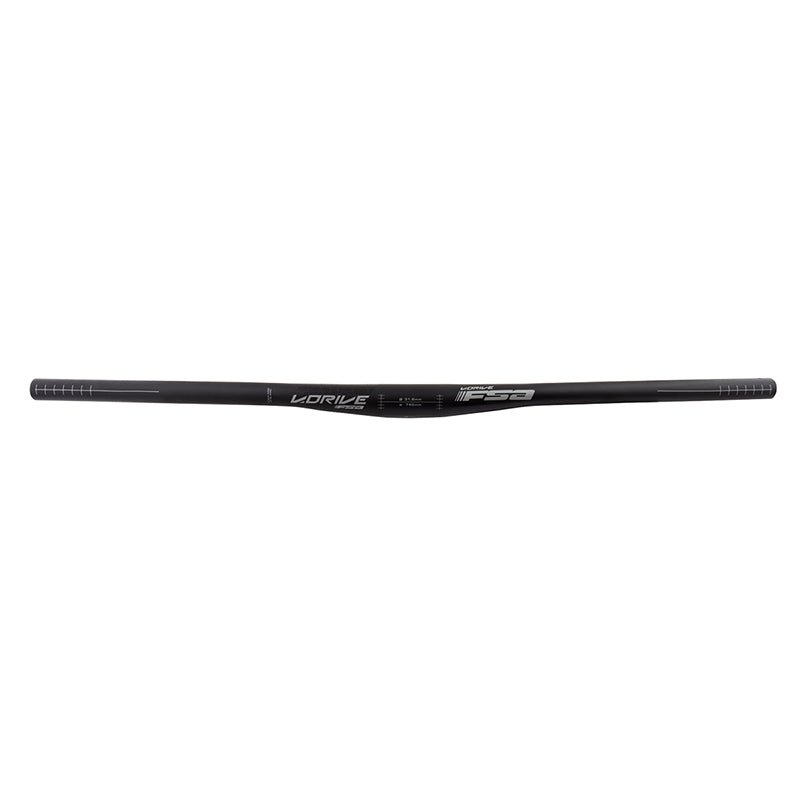 Handlebars FSA Full speed ahead V-Drive Flat Bar 31.8mm 740mm 0mm 0° 9° Black Mountain Flat Alloy Dark Slate Gray