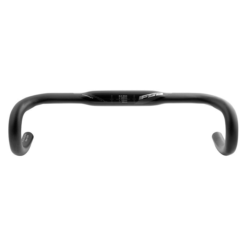 Handlebars FSA Full Speed Ahead Energy Compact SCR Handlebar - 31.8 Clamp 42cm Black Dark Slate Gray