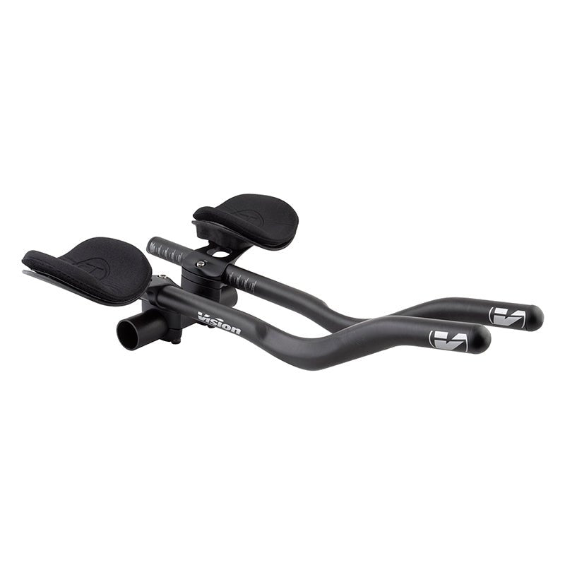 Handlebars FSA Full speed ahead Vision Trimax Carbon Clip-On 31.8mm 230-290mm 24.5mm 5° Black Aero Bars Carbon Dark Slate Gray