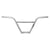 Handlebars Alienation Alienation Horsemen 22.2mm 29` 9.25` 3° 12° Chrome BMX 4130 Chromoly Gray