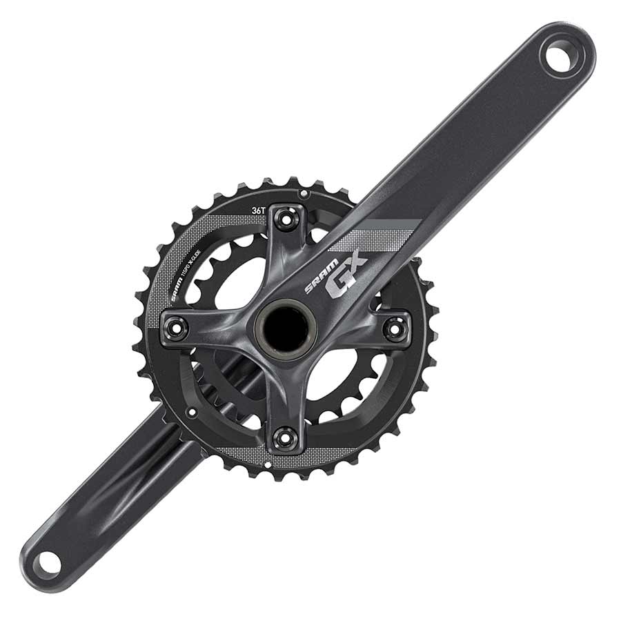 Cranksets and Arms SRAM SRAM GX 1000 Crankset - 170mm 10-Speed 36/22t 104/64 BCD GXP Spindle Interface BLK Dark Slate Gray