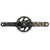 Cranksets and Arms SRAM SRAM XX1 Eagle Carbon Boost Crankset - 175mm 12-Speed 34t Direct Mount DUB Spindle Interface BLK/Gold Dark Slate Gray