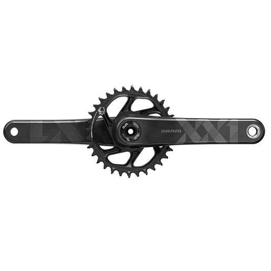 Cranksets and Arms SRAM SRAM XX1 Eagle Carbon Boost Crankset - 175mm 12-Speed 34t Direct Mount DUB Spindle Interface BLK Dark Slate Gray