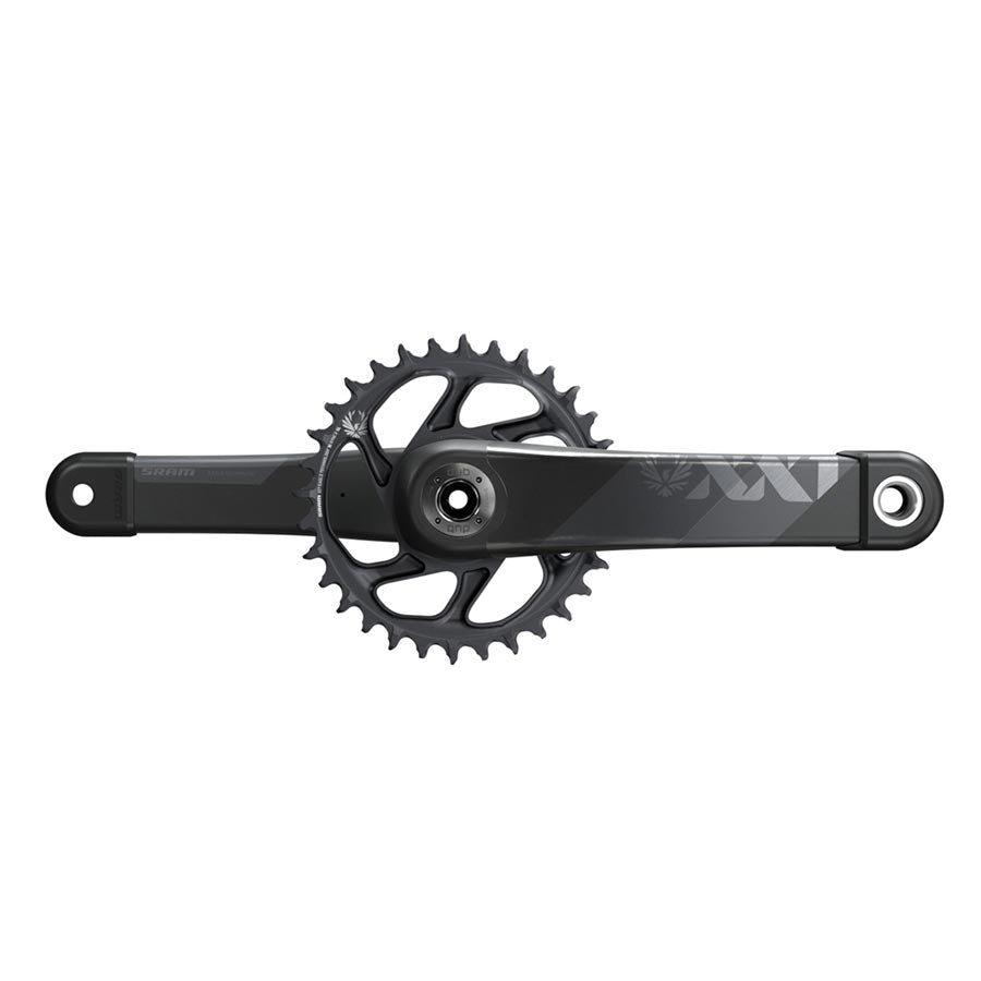 Cranksets and Arms SRAM SRAM XX1 Eagle DUB Crankset Speed: 11/12 Spindle: 28.99mm BCD: Direct Mount 34 DUB 170mm Cannondale AI Black Dark Slate Gray
